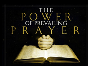 prevailing prayer